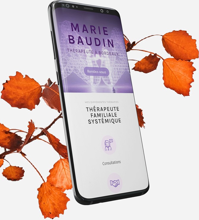 Création du site Web de Marie Baudin